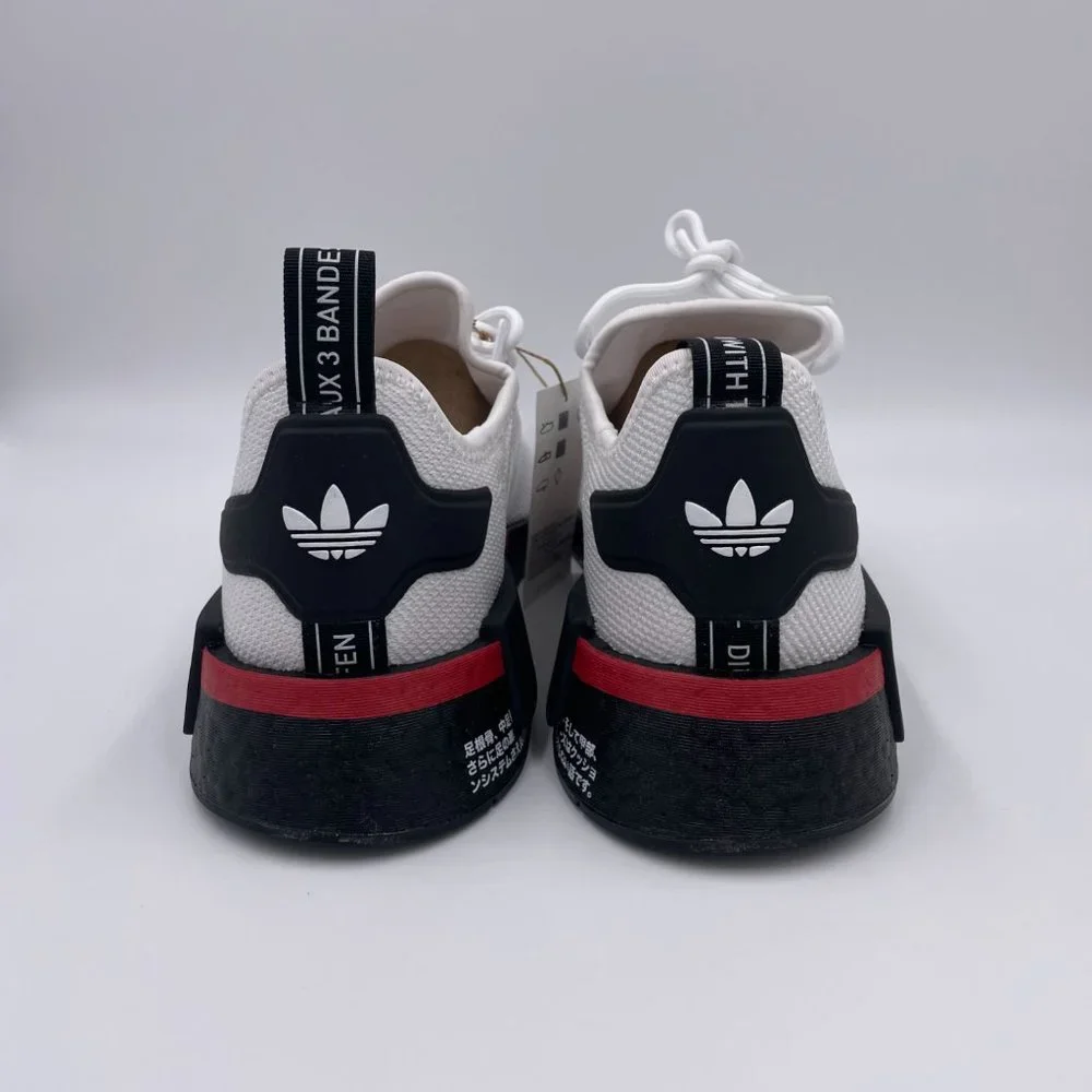 adidas NMD R1 White / Black Womens Shoes - Picture 4 of 8